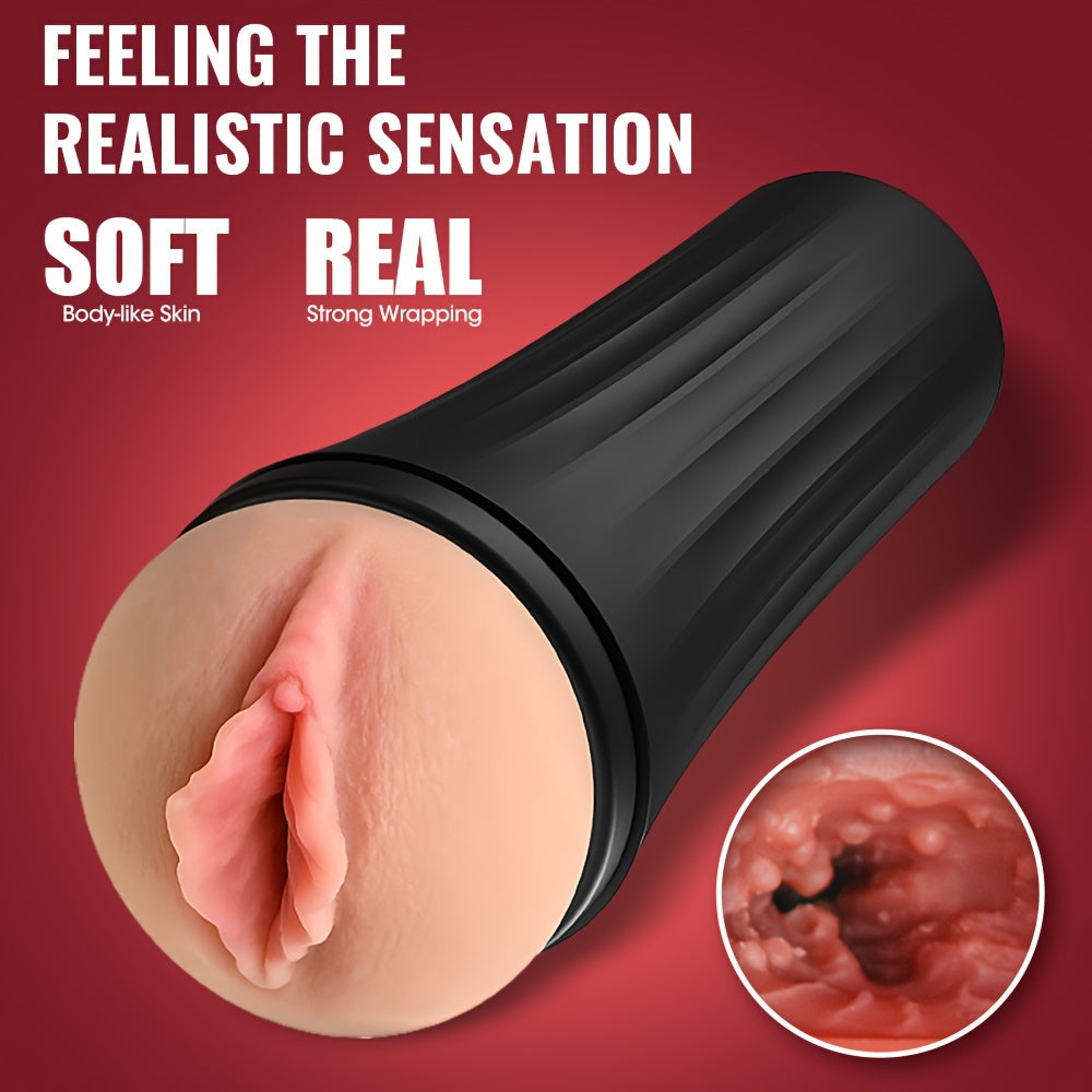 yigitlar uchun Flesh Light Masturbator – Realistik 3D teksturali vaginal kubok