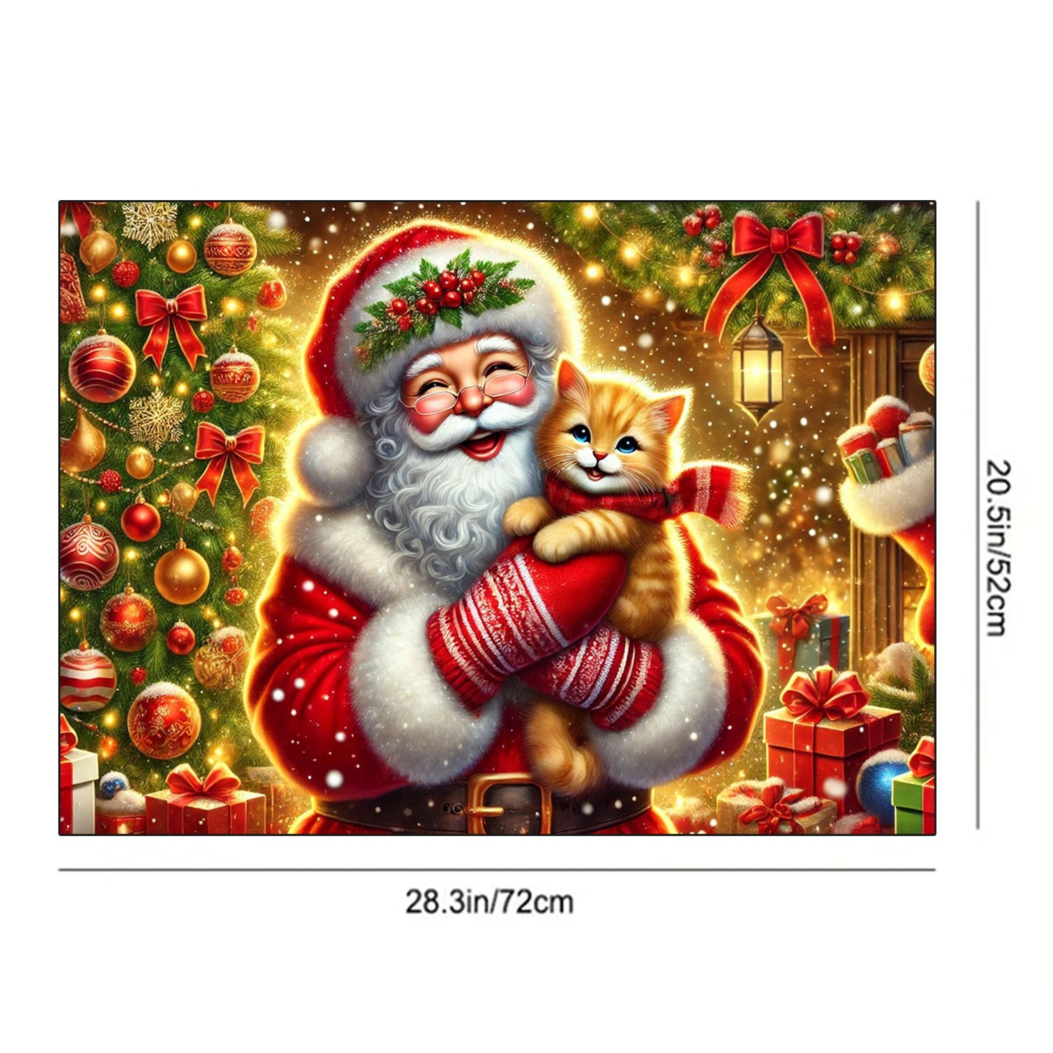 Bayram Santa pechka usti himoyachisi suv o'tkazmaydigan, sirg'almas, issiqlikka chidamli