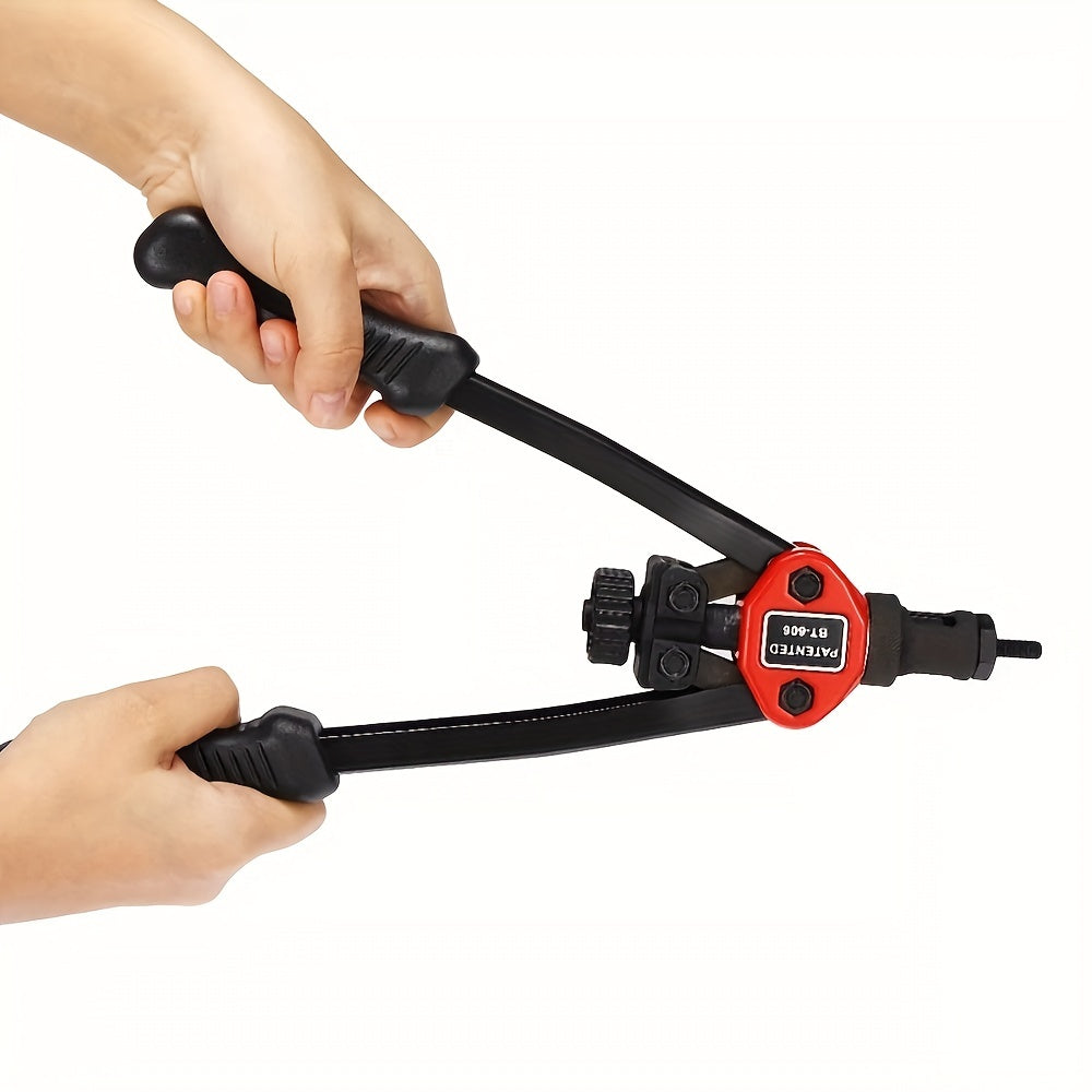 Manual Rivet Gun Kit Stainless Steel Aluminum Nuts Portable for DIY and Professional Use