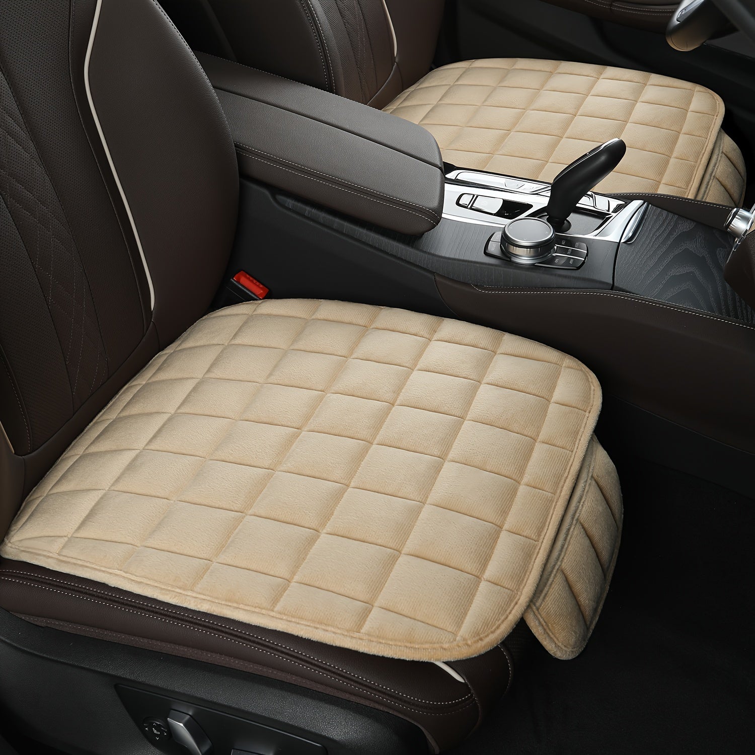 Funda de asiento de coche de invierno transpirable antideslizante para asiento delantero del vehículo