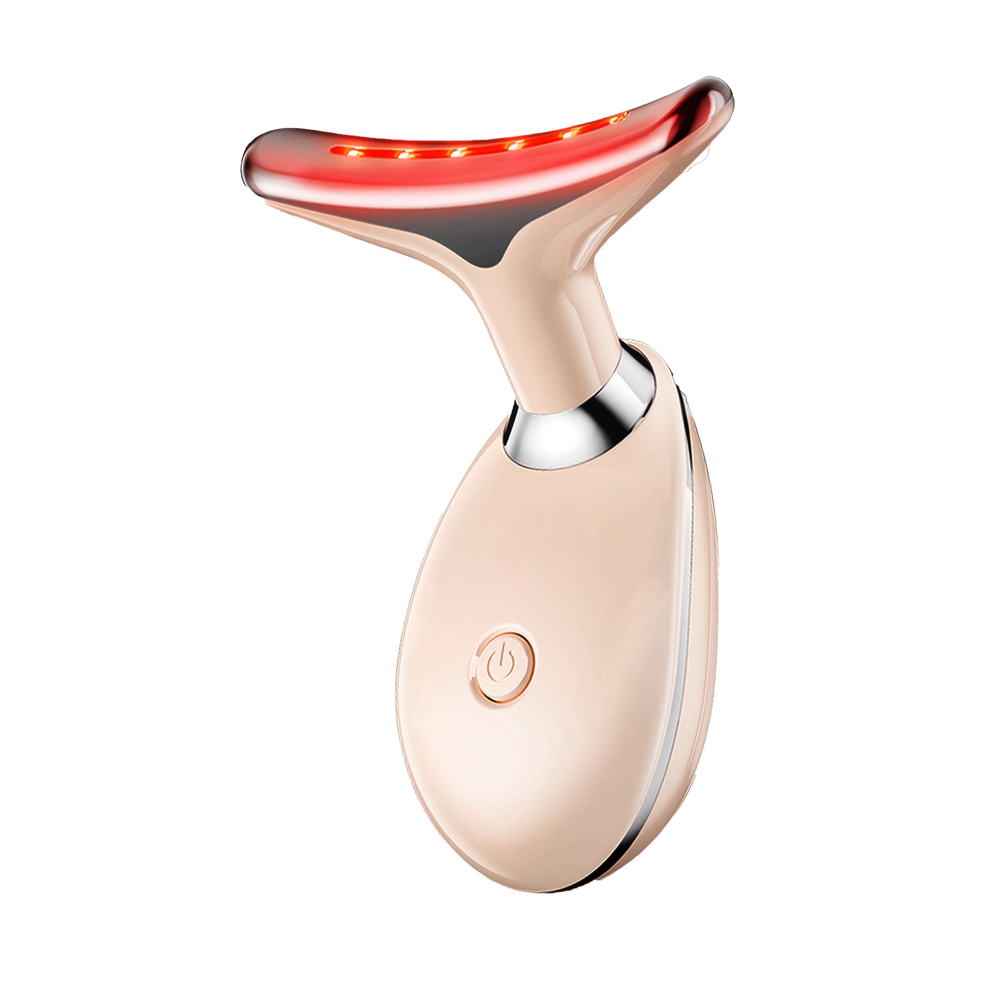 Qayta zaryadlanadigan vibratsiyali yuz va bo'yin massajeri, isitish funksiyasi bilan - uyda foydalanish uchun ixcham, ko'chma teri parvarishi qurilmasi, ayollar uchun ideal go'zallik sovg'asi.