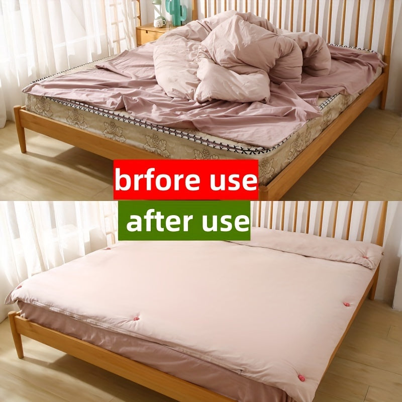 Set of 16 Pink Velvet Quilt Clips Flower-Shaped Anti-Slip Sheet Fasteners