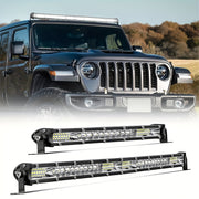 LED Light Bar 25.4cm 50.8cm White Combo Beam Work Light for Off Road Vehicles