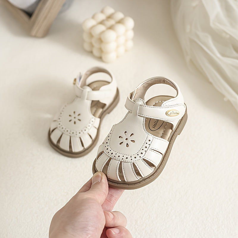 Kichkina qizlar uchun sandallar, toʻliq rang, bahor va yoz, yengil, qulay, chaqaloq poyabzali