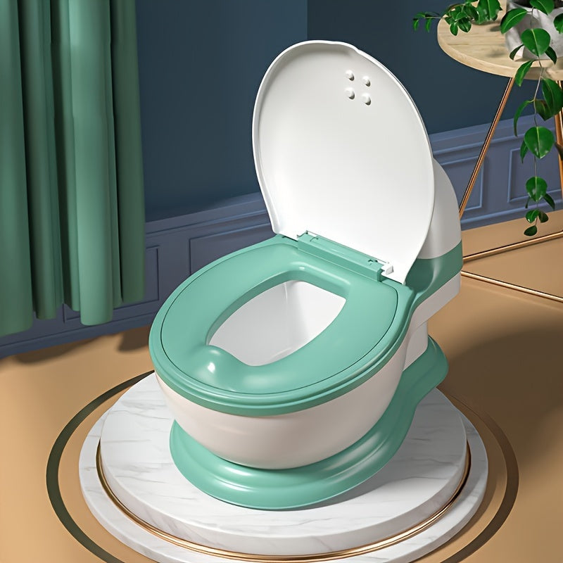 Toilet Trainer Potty Chair for Kids with Realistic Plastic Seat