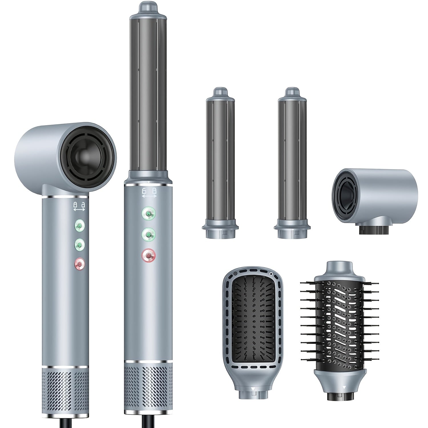 High-Speed Hair Styler 110,000 RPM 5-in-1 Straightening Curling Wet Dry