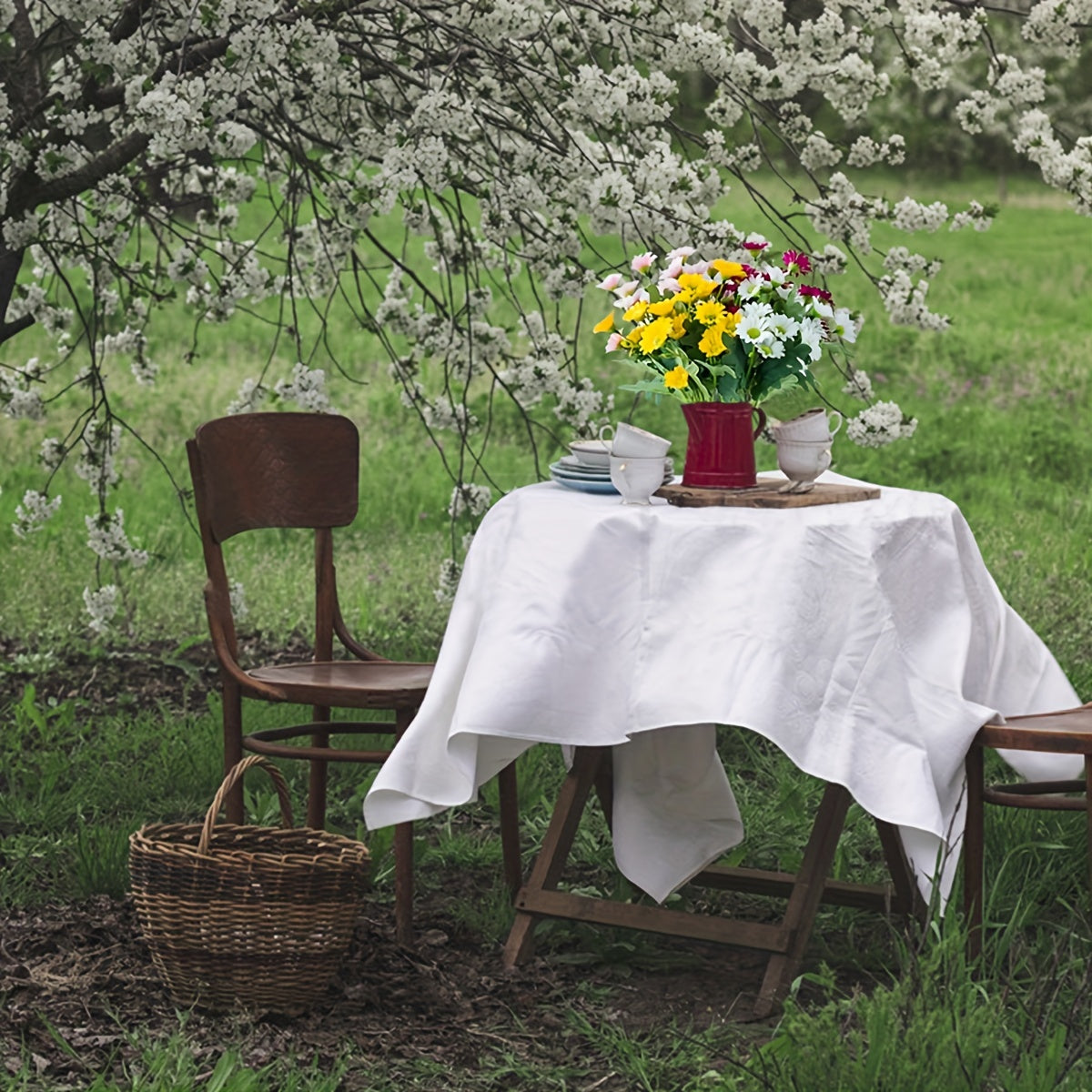 Juego de 21 margaritas de plástico resistentes a los rayos UV para decoración de jardín exterior