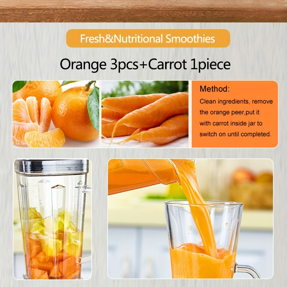 2200Вт Коммерческий блендер-миксер для продуктов, соковыжималка, измельчитель льда, емкость 2000 мл