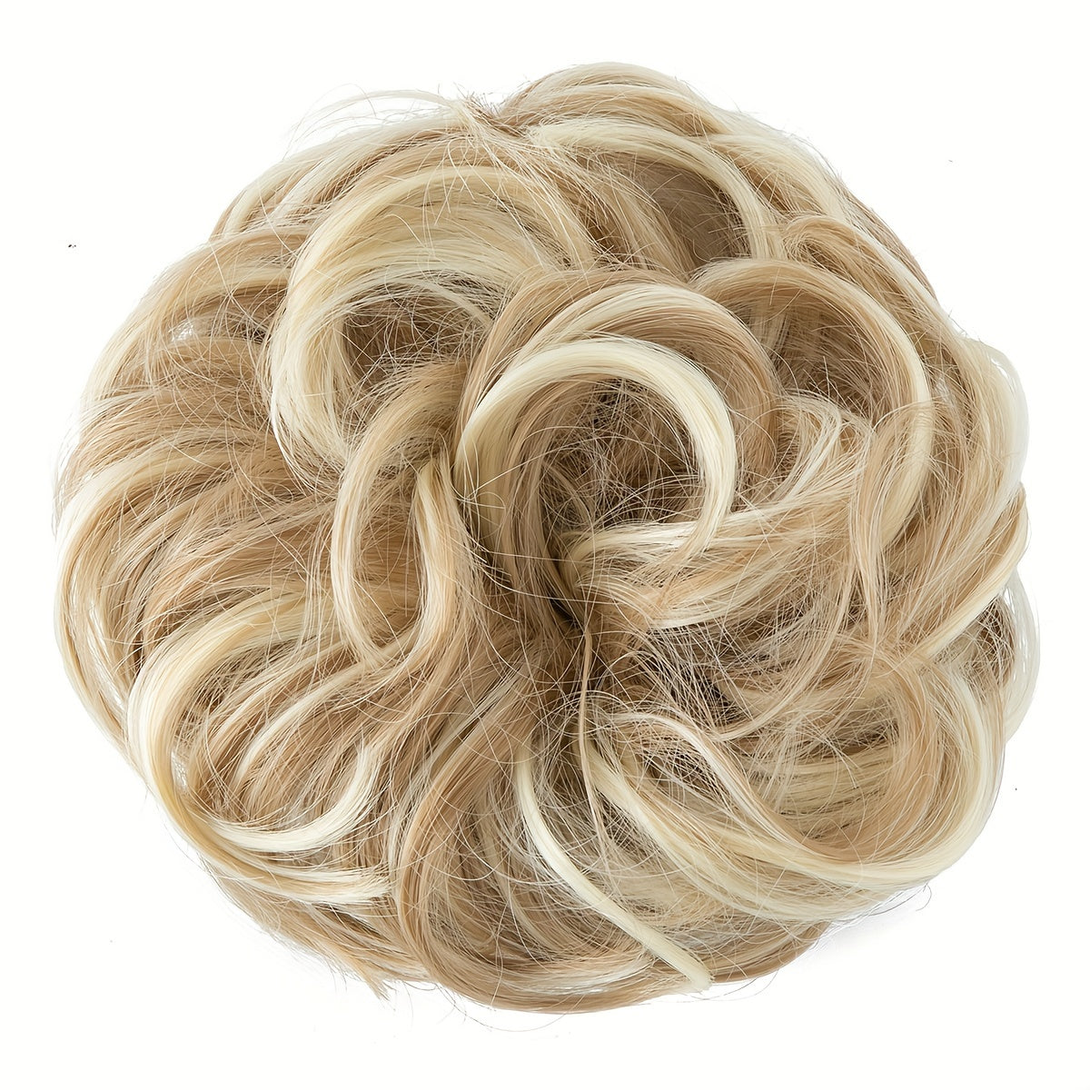 Women's Hair Wig with PET Material, High Gloss, Sewn Connection, 50g