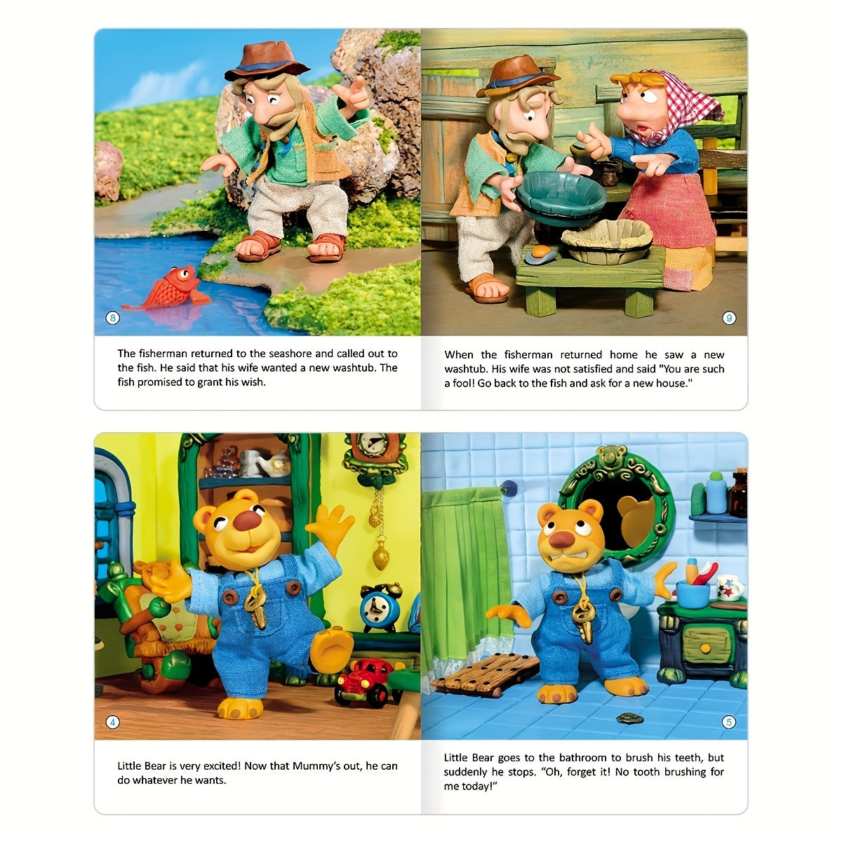 Set of 10 Children's Picture Books for Ages 3 and Up in English