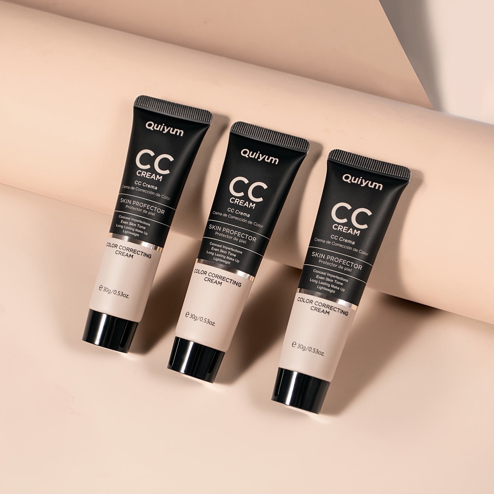 Long-Lasting 3-Color CC Cream Oil Control Full Coverage Concealer