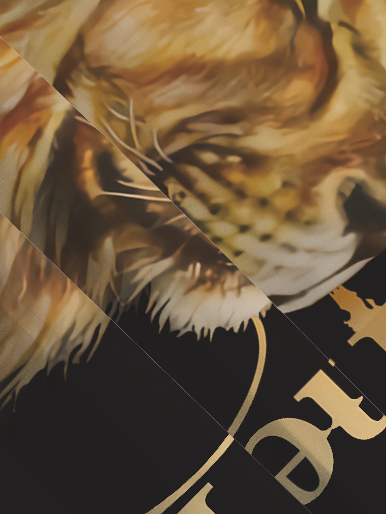 Conjunto casual de sudadera con capucha y joggers con estampado de león en 3D para niños, primavera y otoño, poliéster, para niños de 12 años o menos