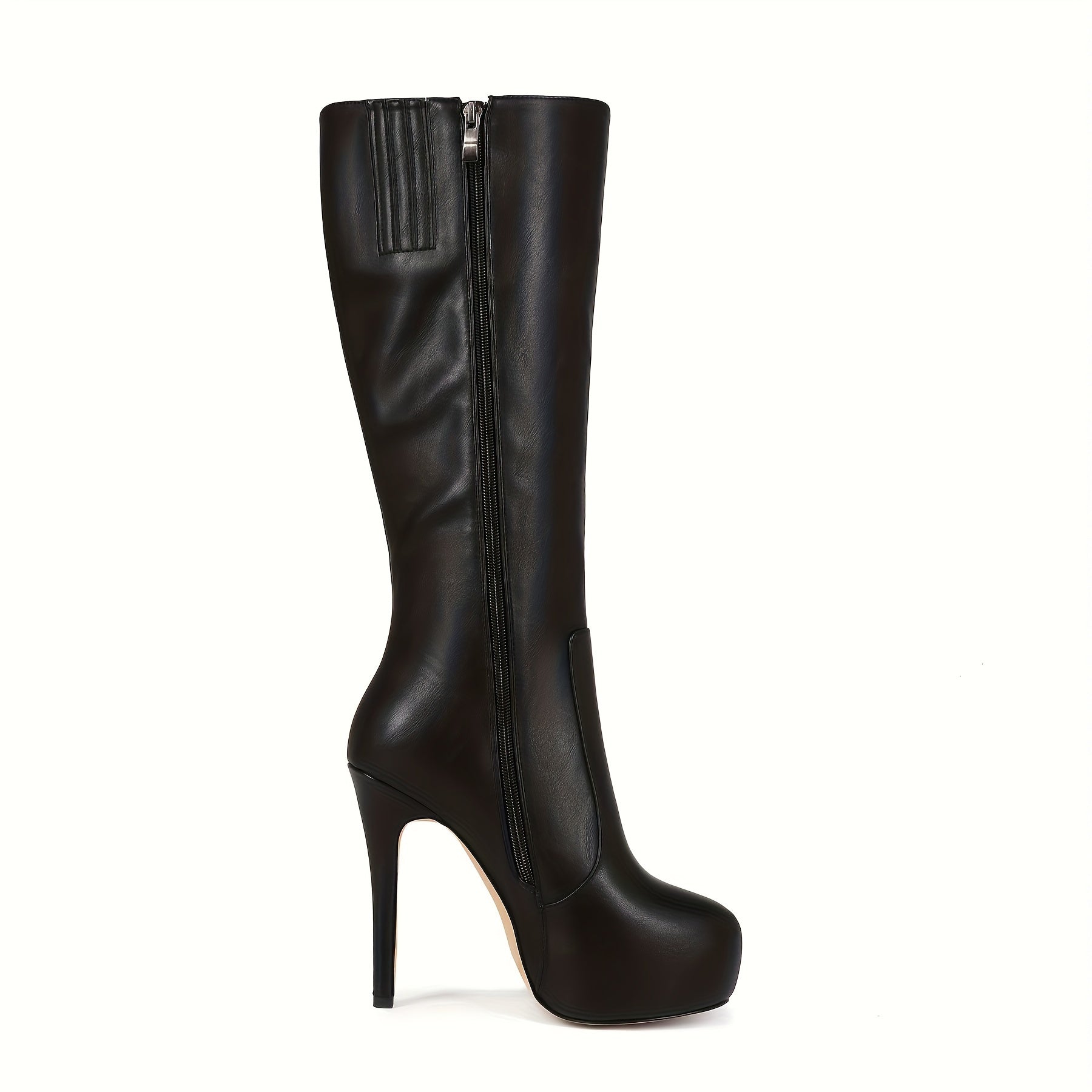 Women's Platform Stiletto Boots Slip-Resistant Rubber Nightclub Footwear