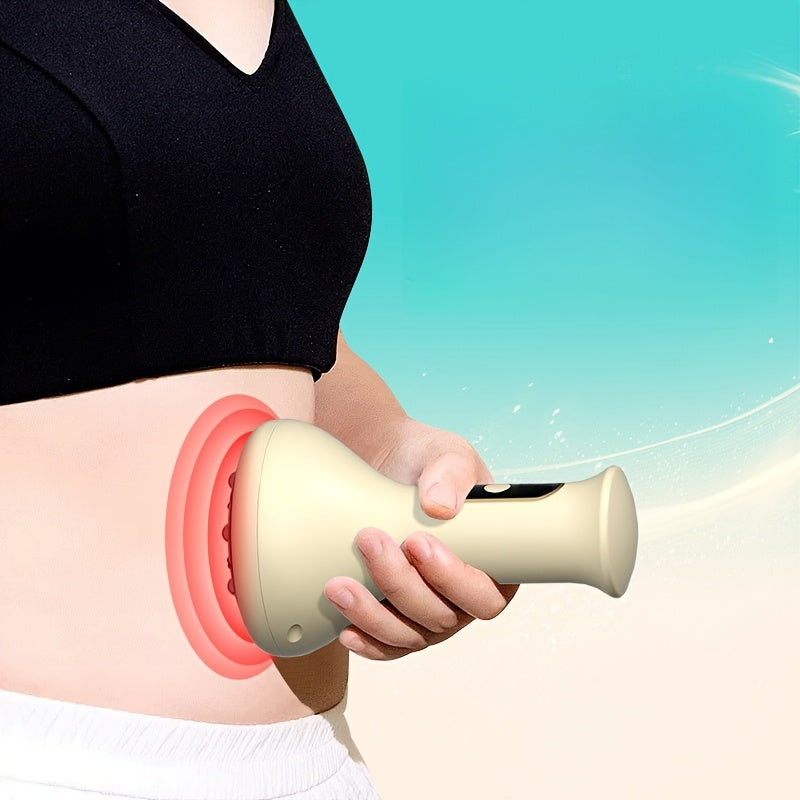 Portable Cupping Massager with Adjustable Intensity Hot Compress Rechargeable Battery