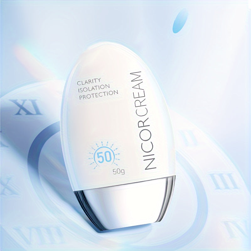 Unisex Face Sunscreen Lotion SPF50 PA++++ Moisturizing with Hyaluronic Acid All Skin Tones