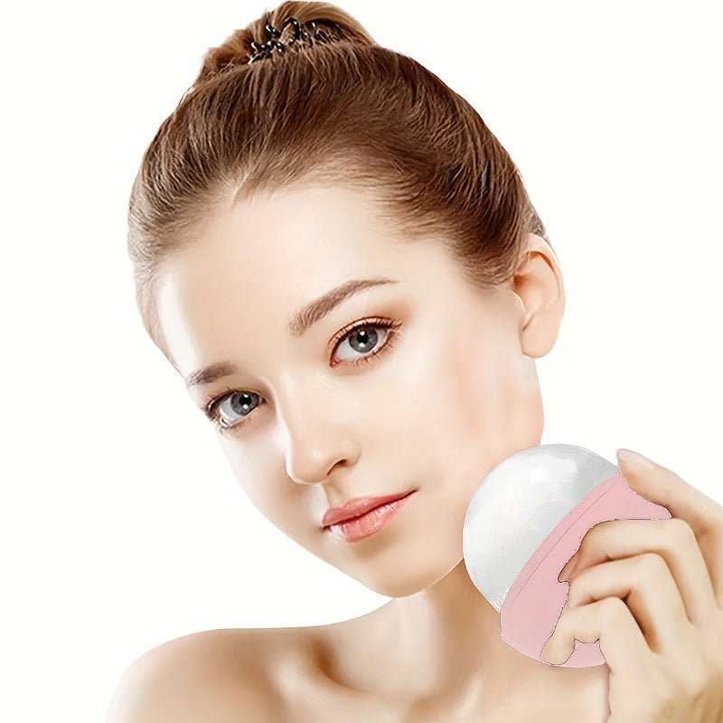 Ледяной ролик для лица для мужчин и женщин, силиконовый охлаждающий инструмент для ухода за кожей лица