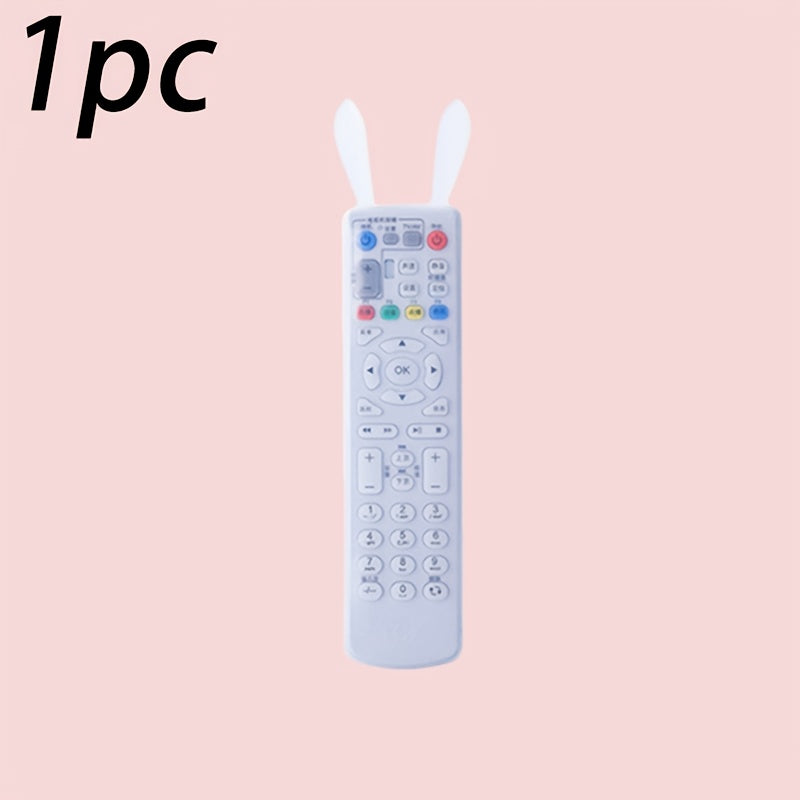 Funda de plástico con diseño de conejo adorable, universal, a prueba de agua y polvo para control remoto de aire acondicionado y televisión