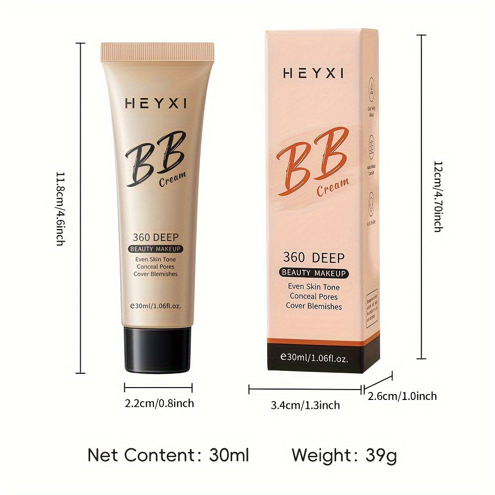 Women Hydrating BB Cream Foundation Full Coverage Moisturizer 30ml