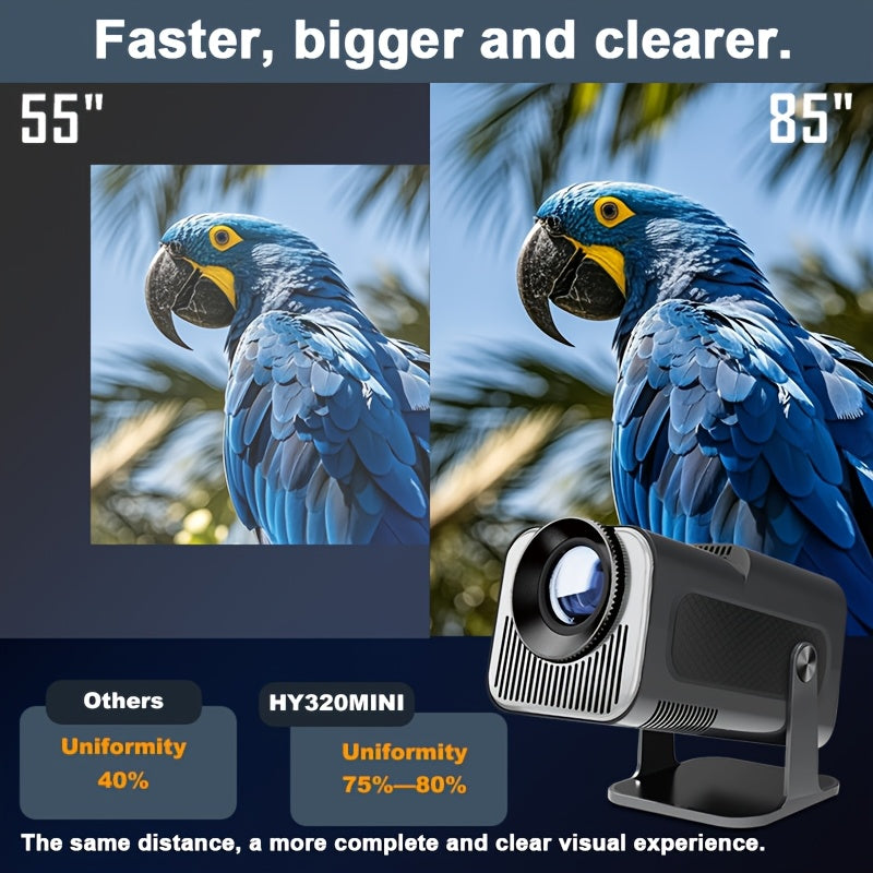 Портативный 4K Ultra HD умный проектор с автоматической коррекцией для домашнего кинотеатра