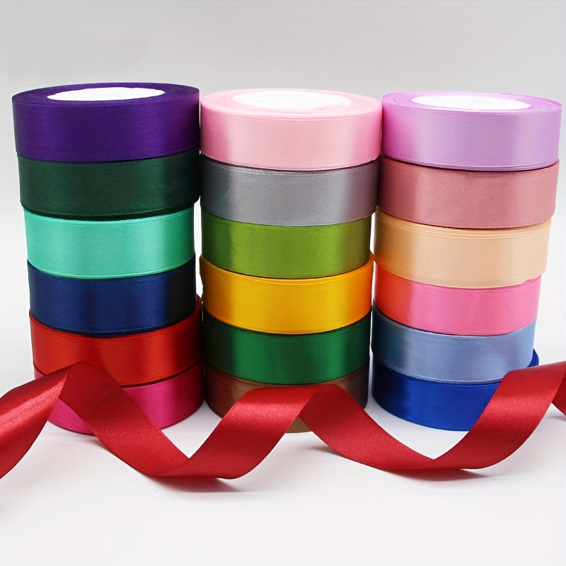 Satin Ribbon 2.5cm Wide 25 Yards Long for Gift Wrapping Wedding Decoration