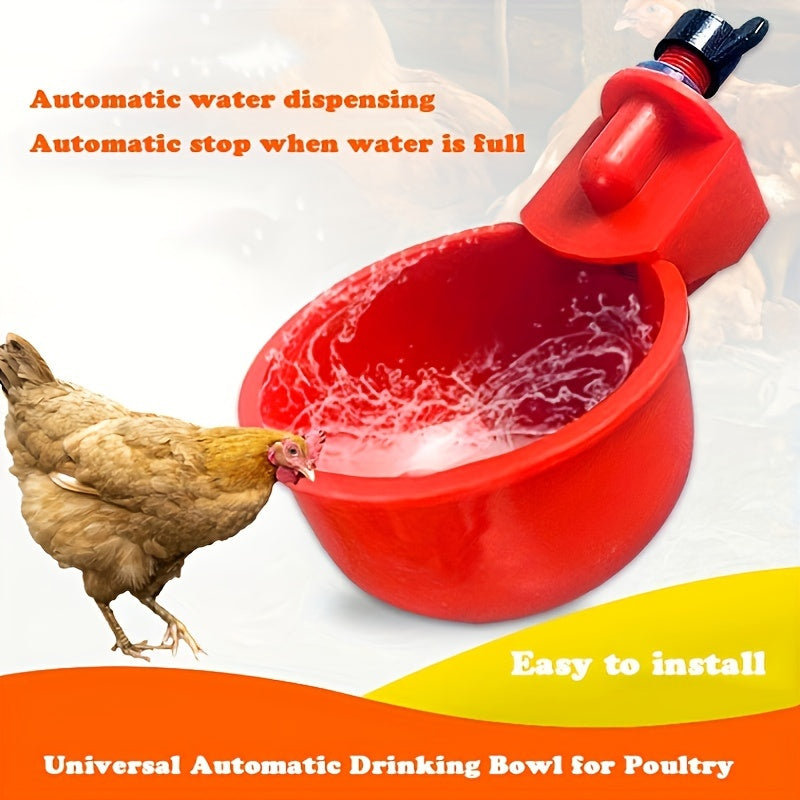 O'z-o'zini to'xtatuvchi dozator bilan avtomatik tovuq suv beruvchi, mustahkam PP materialidan tayyorlangan, fermada parrandachilik uchun