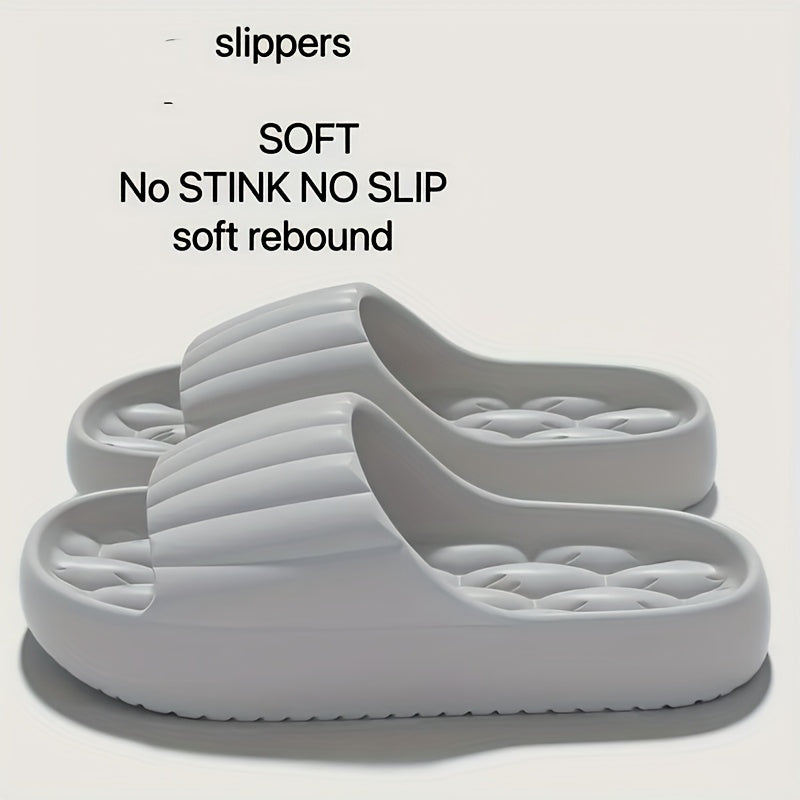 Women's Summer Home Slippers, Solid Color, Indoor Outdoor Beach Use