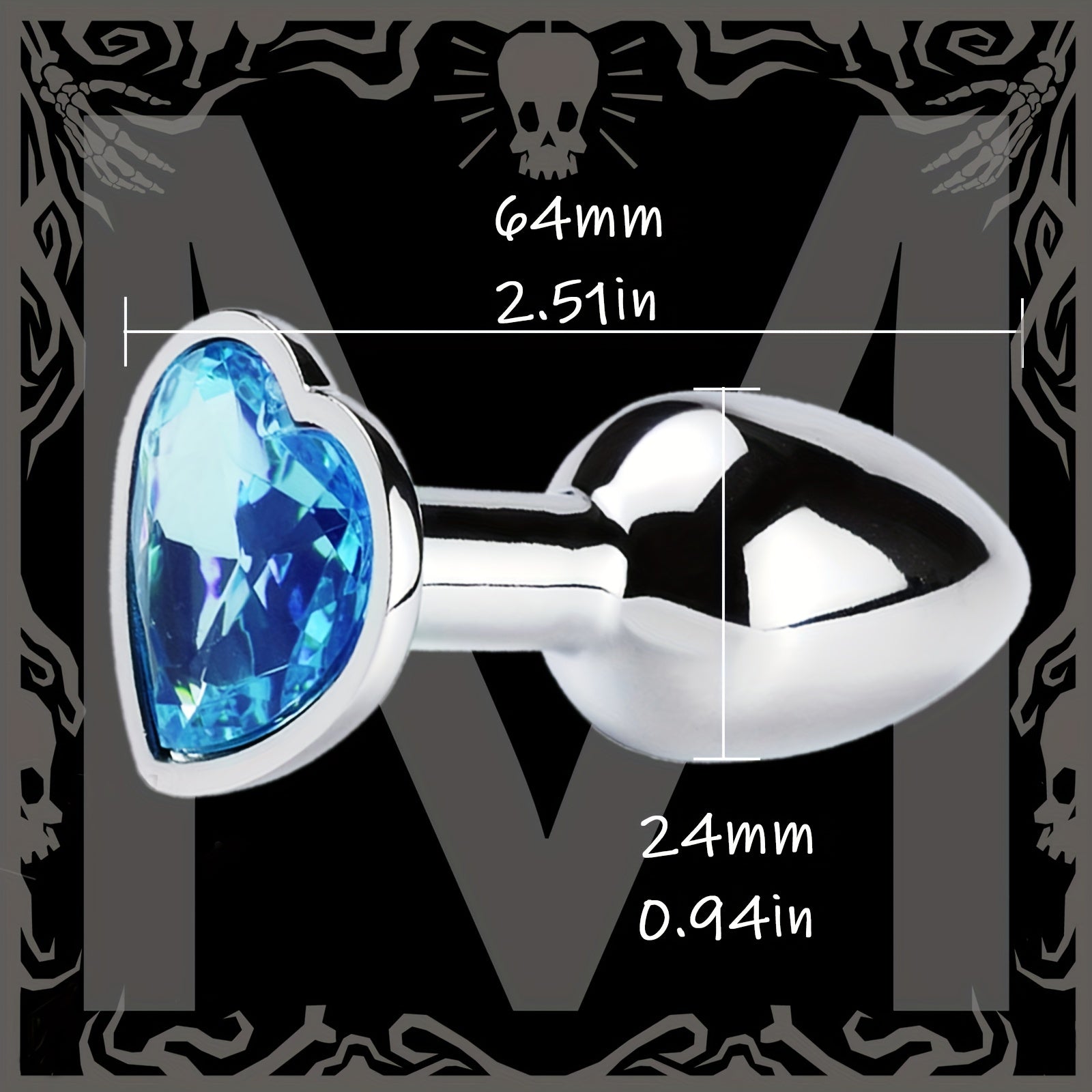 Adult Female Male Couple Stainless Steel Anal Plug with Rose Gem Beads