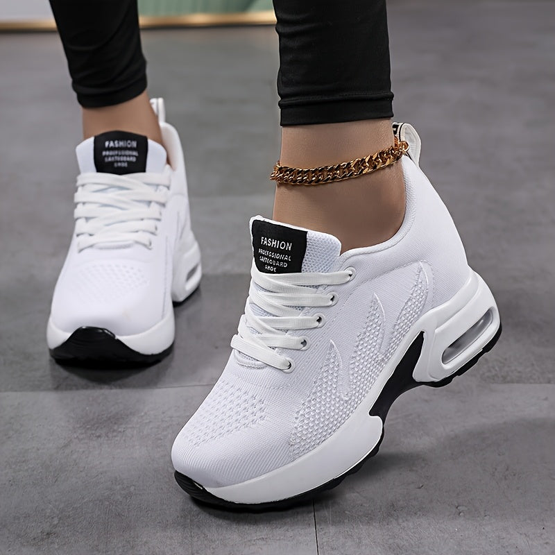Women's Breathable Slip-On Sneakers with Lift Technology All-Season Comfort