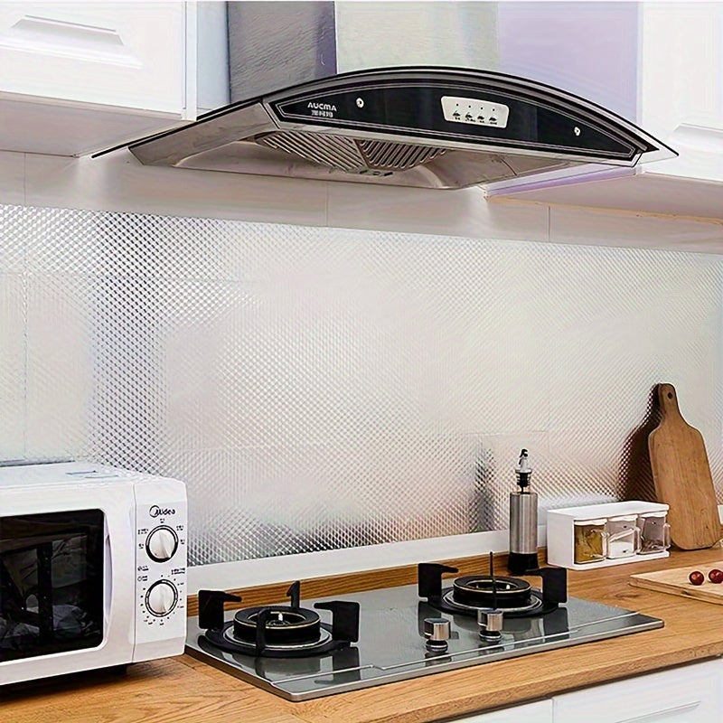 Self-Adhesive Kitchen Backsplash Stickers Waterproof PVC Peel and Stick Wall Covering