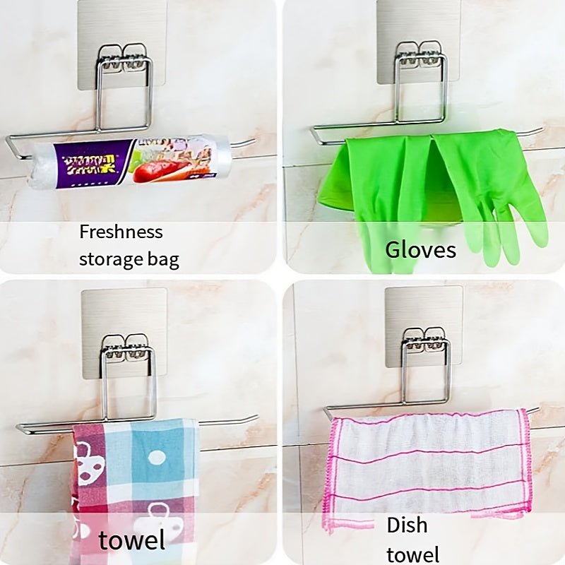 FlexiMounts Temir Devorga O'rnatiladigan Oshxona Qog'oz Sochiq Tutgichi - 180° Burilishli Tovuq Racki - Ko'p Maqsadli Uy Saqlash Tashkiliy