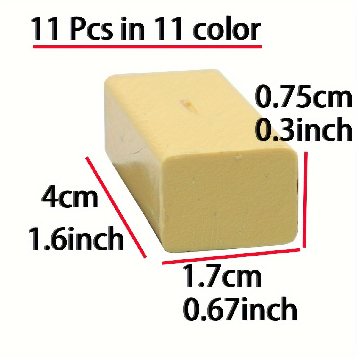 Qattiq mum to'ldiruvchi qattiq yog'och pollari va mebellar uchun - 11 dona, silliqlash mumkin va tez quriydi - Qayrag'och, eman, gilos, yong'oq va mahogoni yog'ochidagi yoriqlarni tuzatish uchun ideal