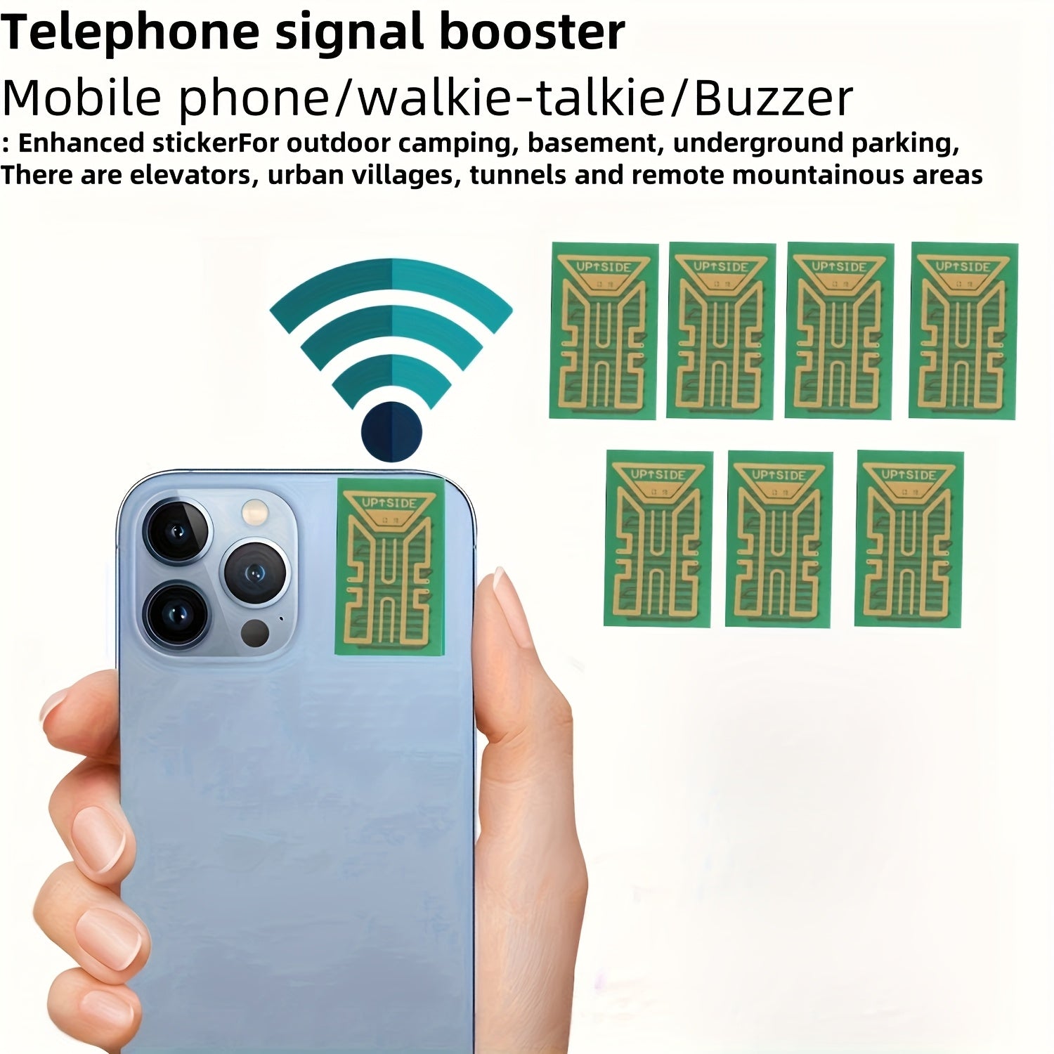 Signal Amplifier Sticker for Mobile Phones Outdoor Camping Underground Garage Remote Mountain Area