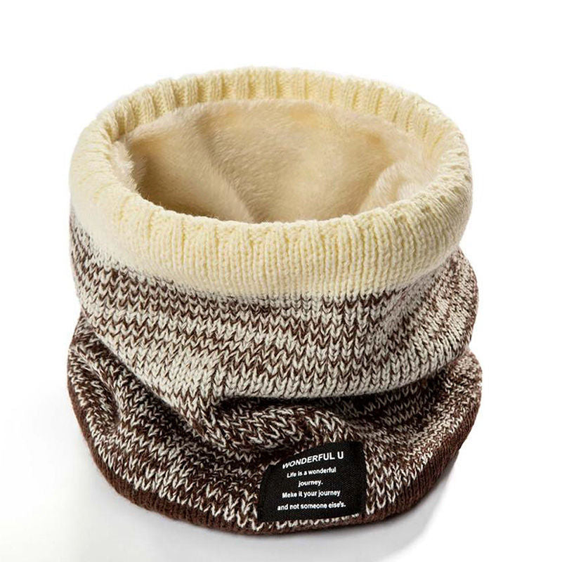 Men's Padded Double Layer Neck Cover for Autumn Winter Warmth and Gifting