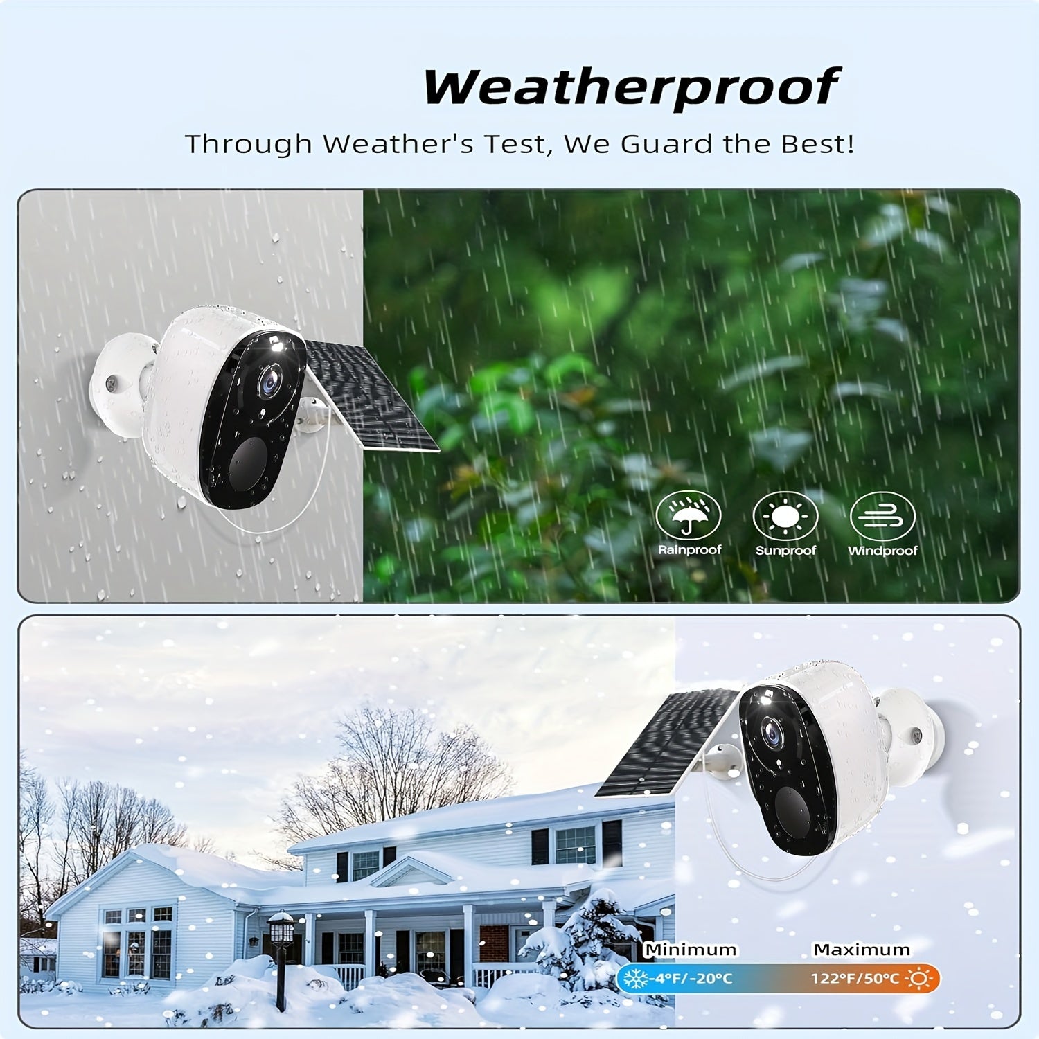 3MP FHD tungi ko'rish, yoritgich, quyosh energiyasida ishlaydigan, insonni aniqlash, ikki tomonlama suhbat va bulutli saqlash bilan jihozlangan simsiz ochiq havodagi xavfsizlik kamerasi. 2.4GHz WiFi bilan rangli tungi ko'rish.