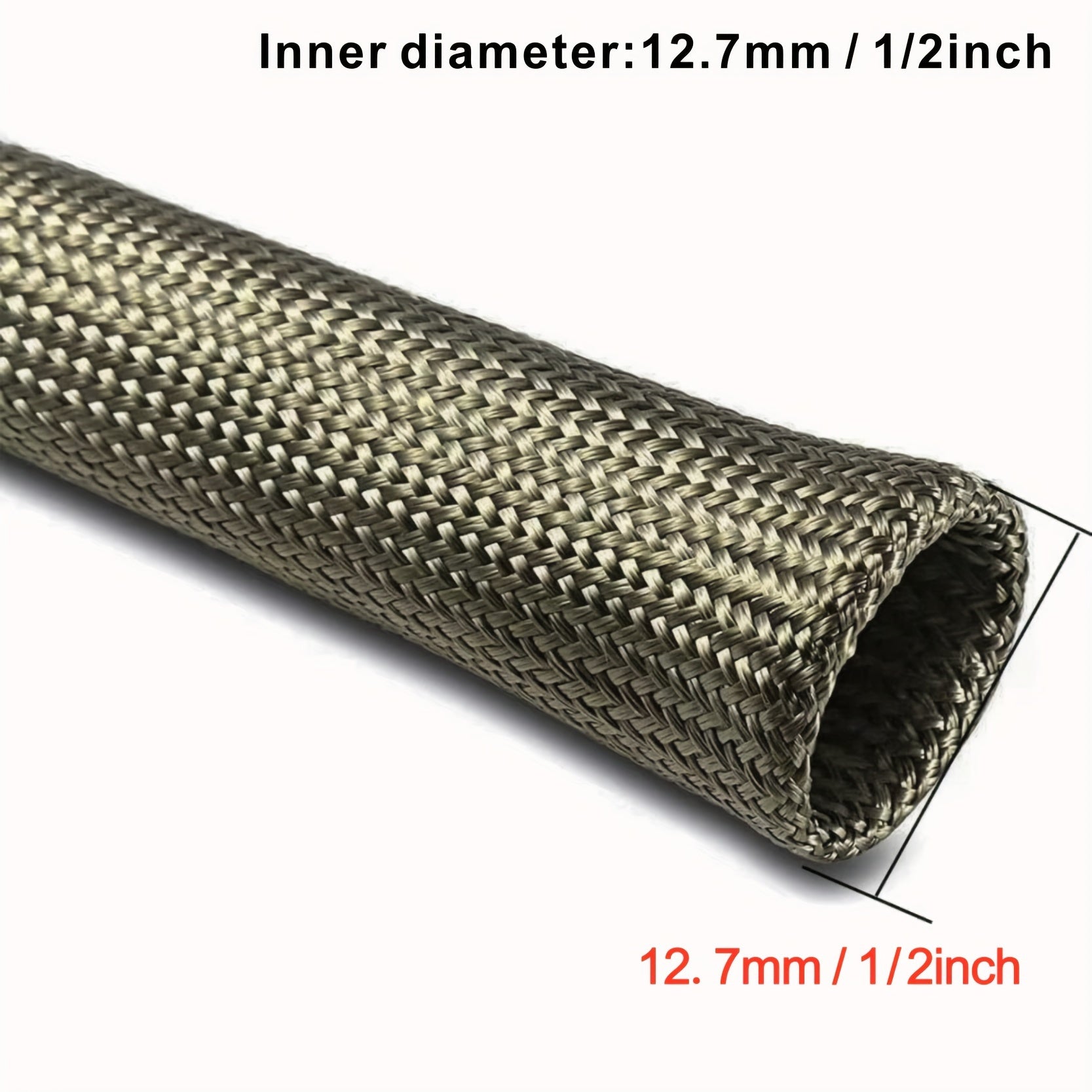 Fuel Line Heat Shield Sleeve Wire Cover for Spark Plug Protects Heat Resistant