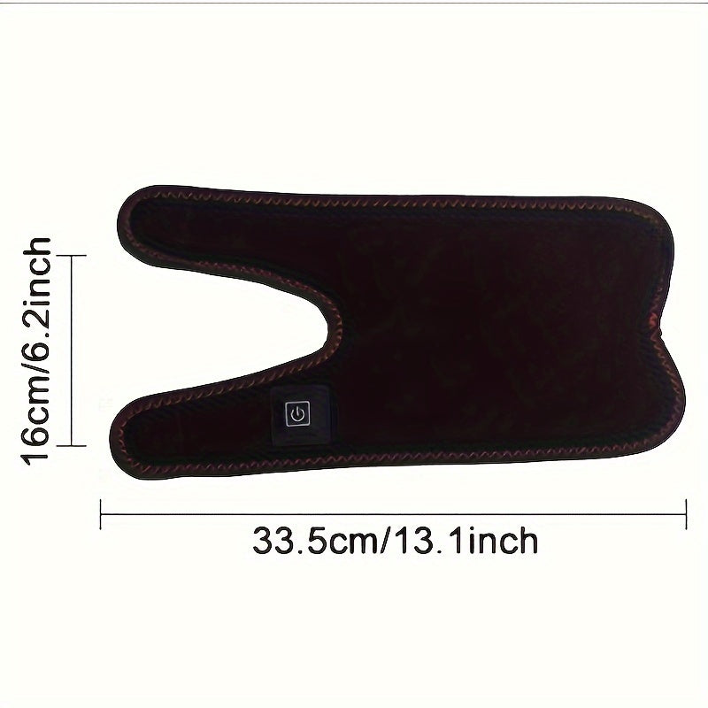 USB orqali zaryadlanadigan tizzalar, bilaklar, toqimalar, tirsaklar va yelka himoyalari bilan bo'g'imlarni yengillashtirish uchun isitiladigan massajchi.