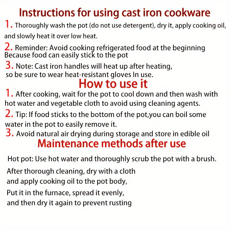 4 ta Qozonli Temir Qozonlar to'plami, Qoplamasi Qaytmas va Yog'och Spatula bilan, Tasodifiy Rangli Qo'lqop bilan birga keladi, O'lchamlari 14sm, 16sm, 20sm, 26sm - Har qanday oshpaz uchun zarur oshxona asboblari