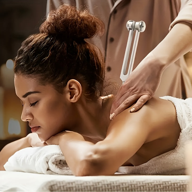 Aluminum Alloy Chakra Healing Tuning Forks Set 128Hz 256Hz 512Hz Auditory Therapy