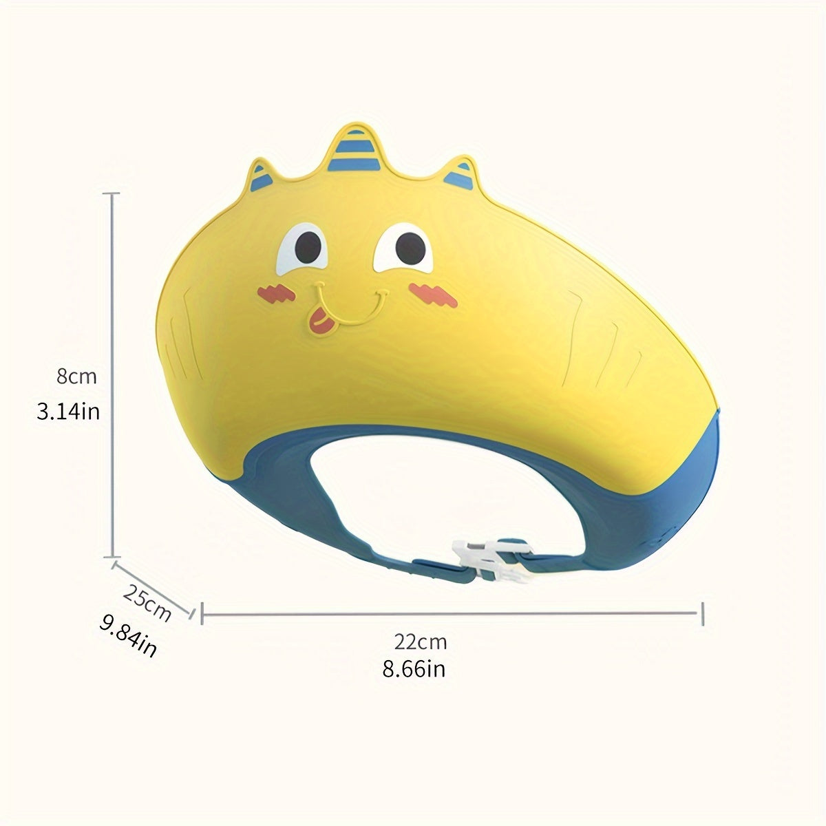 Милый силиконовый чепчик для шампуня в форме енота, изготовленный из материала PP+TPE, многоцветный, идеально подходит для повседневного ношения и мытья волос.