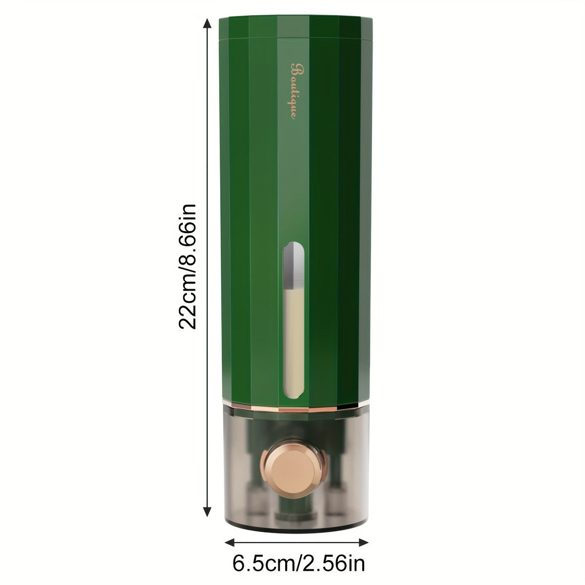 Dispensador de jabón de plástico para pared de 450ML, sin taladro, con diseño que ahorra espacio