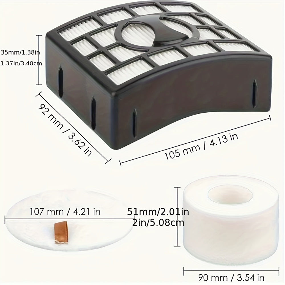 2-Pack Vacuum Filters for Upright Models Compatible with AX910 AX912 NV800 UV810