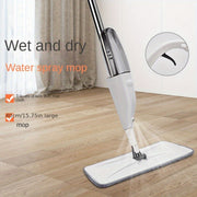 Multi-Functional 2-in-1 Spray Mop with Washable Pads for Wet and Dry Cleaning