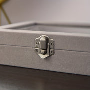 Clear Lid Jewelry Organizer for Girls and Women Storage Box for Rings Earrings Bracelets