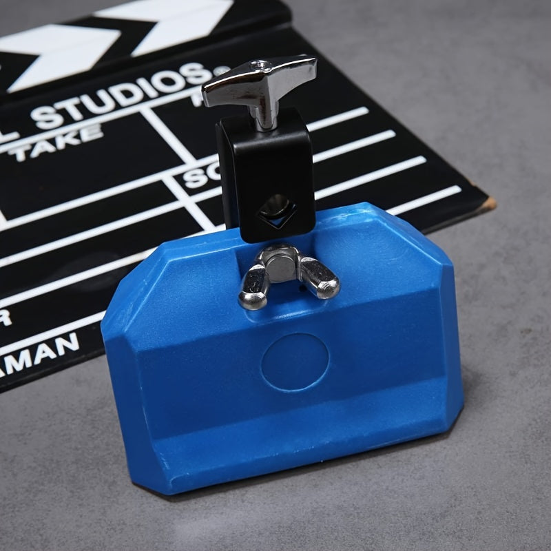 Red Blue Plastic Latin Percussion Jam Block for Musical Performance