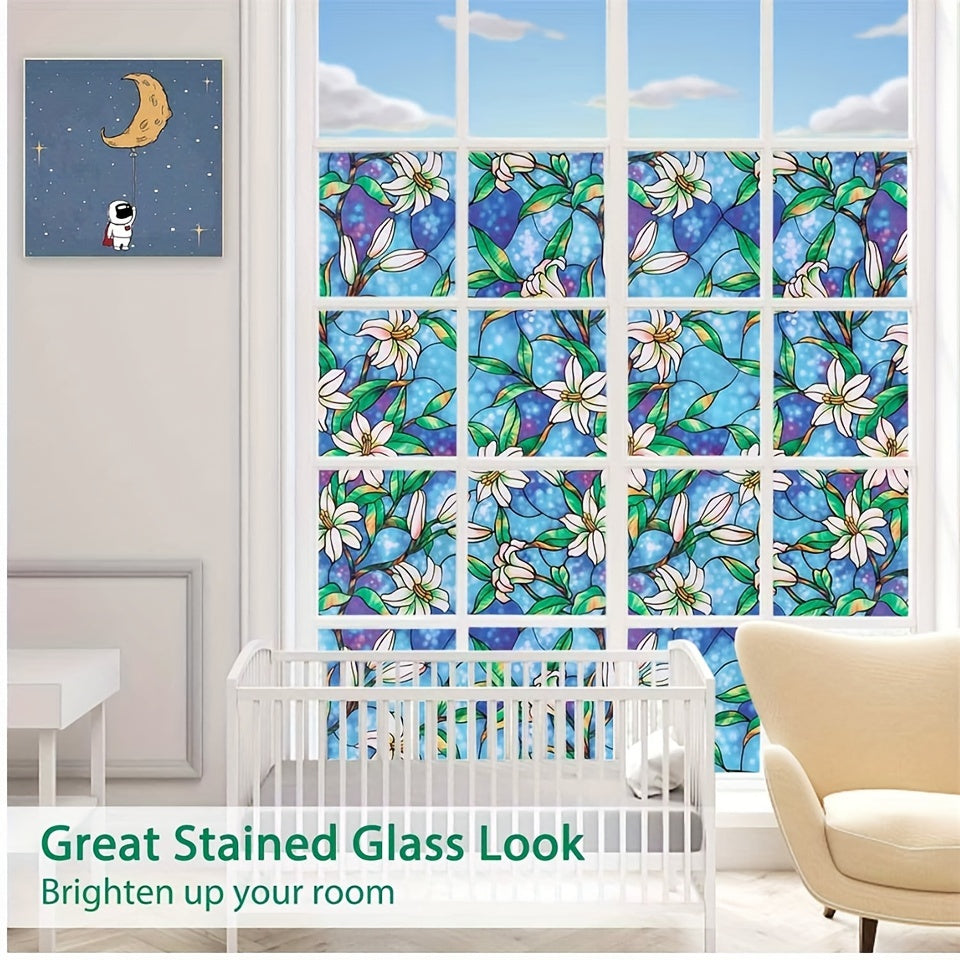 Zamonaviy Orchid oynasi filmi 10mil PVC maxfiylik dekorasi rangli shisha effekti