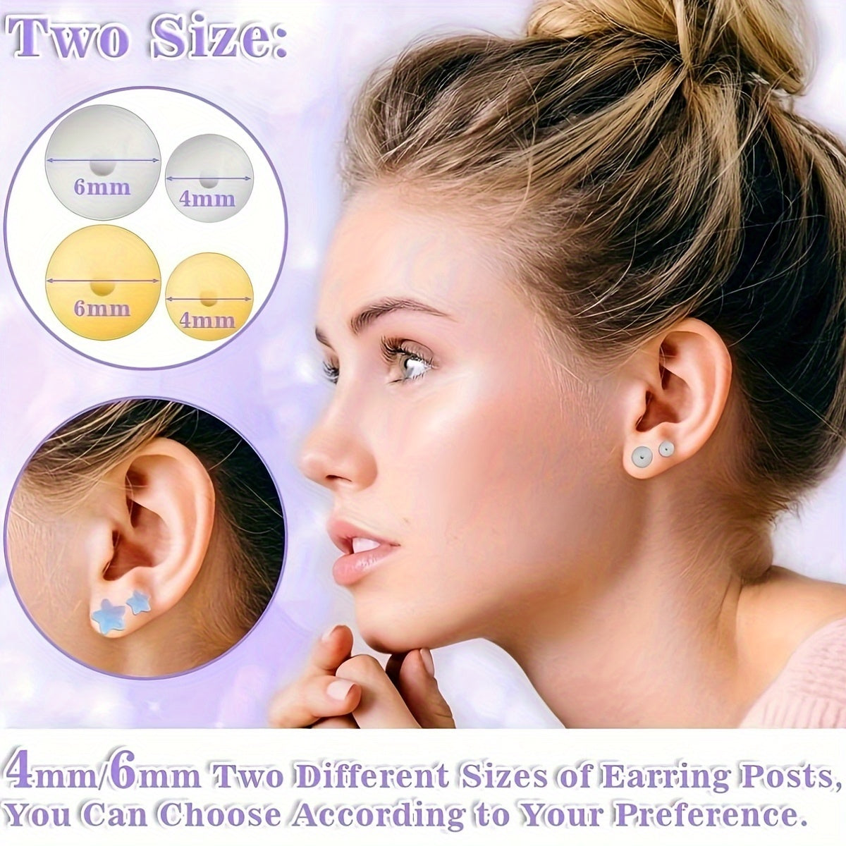 600 ta sirgʻa uchun postlar bilan zargarlik buyumlari qilish to'plami, gipoallergik zanglamaydigan po'lat va saqlash qutisi bilan