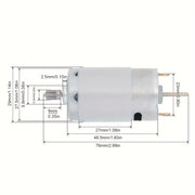 12V DC Motor High Speed 22000RPM Large Torque for Air Pumps DIY Toys Small Appliances
