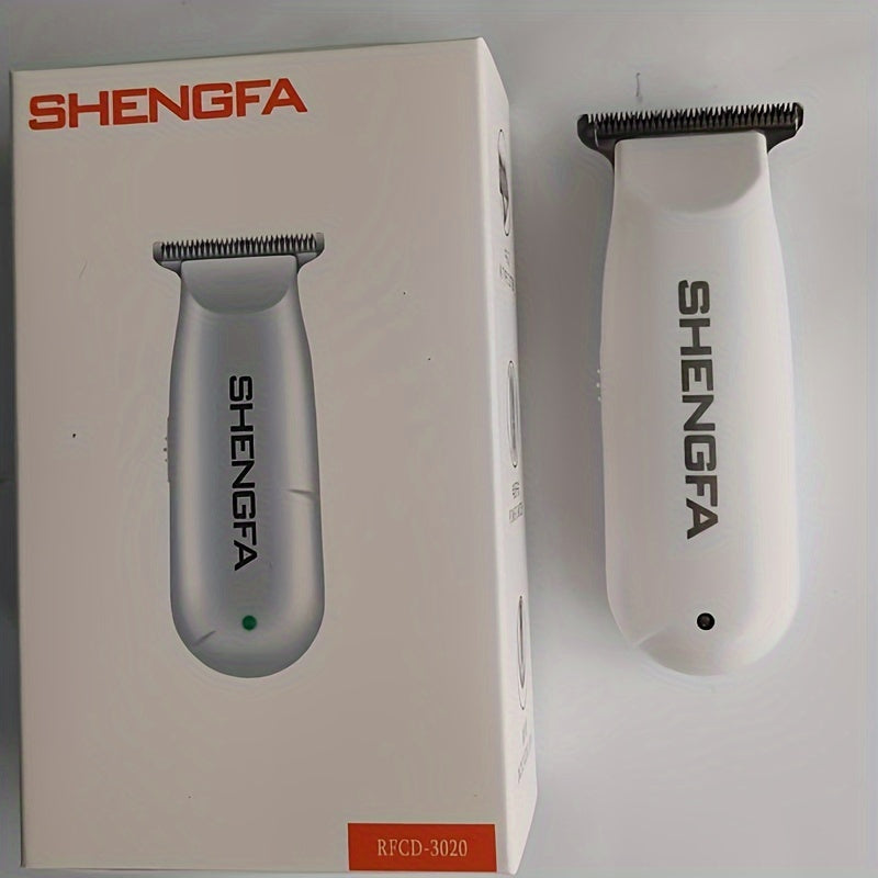 Compact USB Mini Hair Beard Trimmer Set with Attachments for Precision Styling
