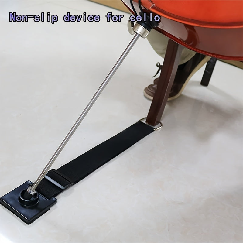 Nylon Anti-Slip Device for Cello and Violin with Black Webbing Strap Musical Instrument Accessory