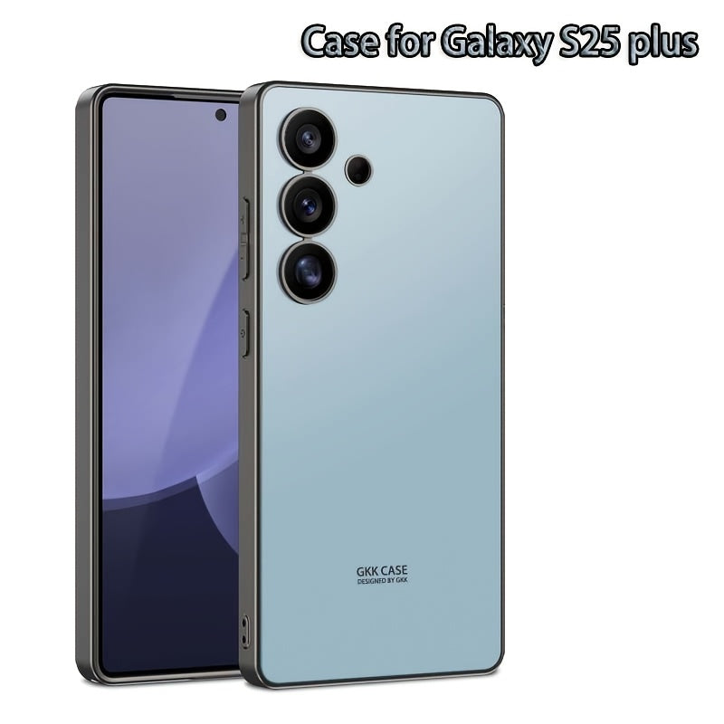 Samsung Galaxy S25 seriyali mobil telefon qopqog'i, himoya uchun mustahkam rang, to'liq qoplovli muzlatilgan qattiq qobiq. Asl rangdagi ultra-ingichka dizayn, izlar yo'q.